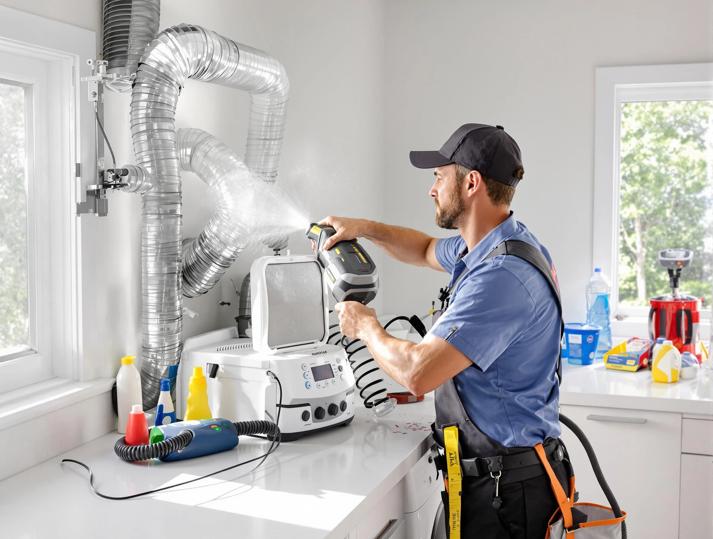 Residential Dryer Vent Cleaning in Johnston