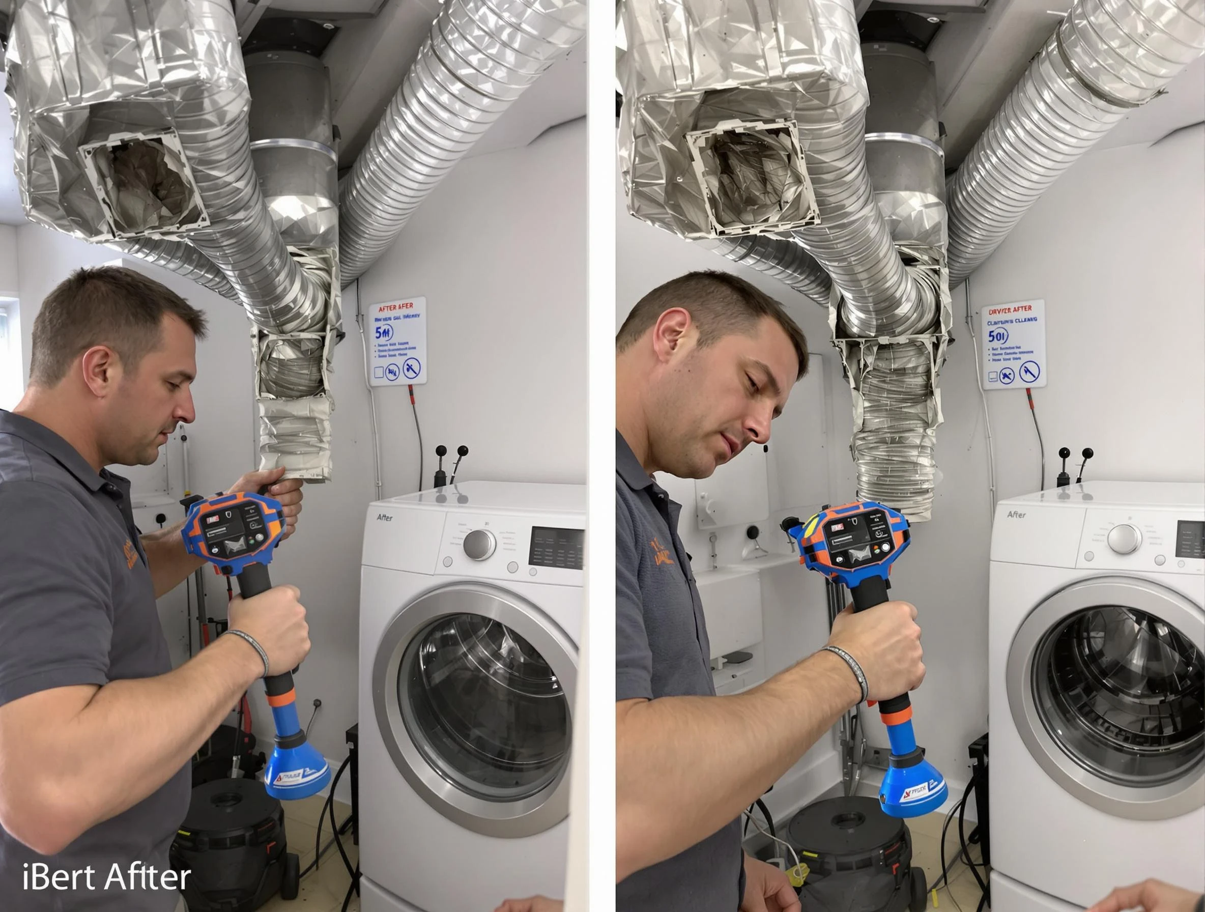 Professional clogged vent cleaning by Johnston Dryer Vent Cleaning in Johnston