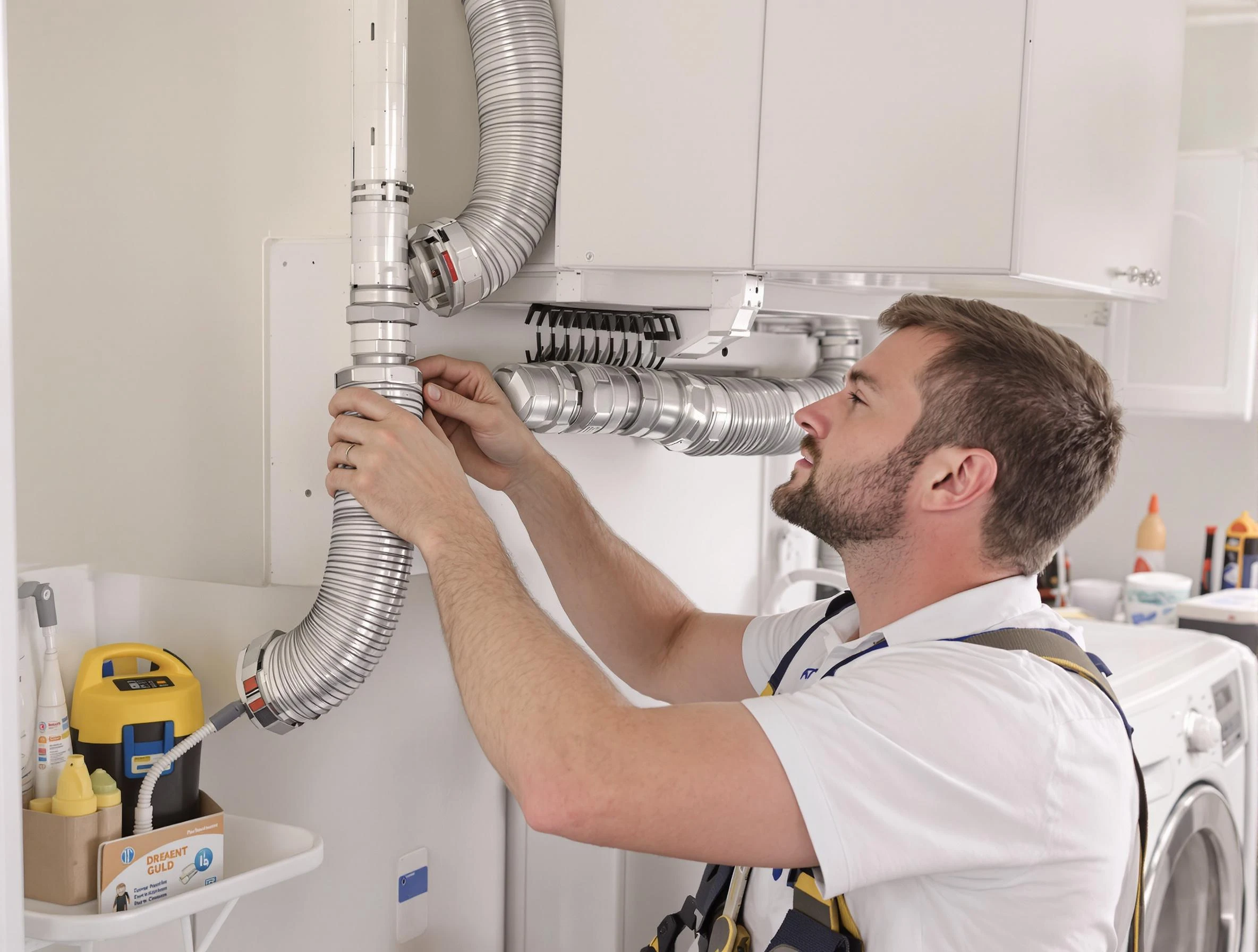 Professional dryer vent repair and installation by Johnston Dryer Vent Cleaning in Johnston